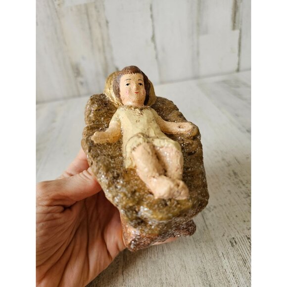 Teena flanner baby Jesus major Nativity large Xmas religious statue figurine dec - Picture 7 of 9
